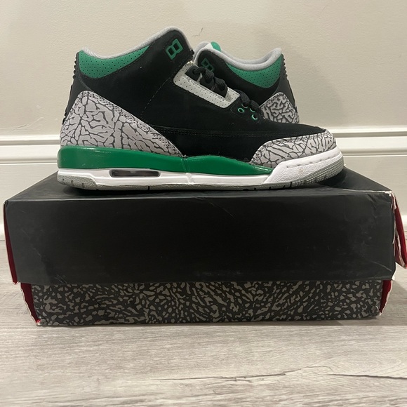 Jordan Pine Green Retro GS/Kids Size 398614-030 Sneaker Shoe